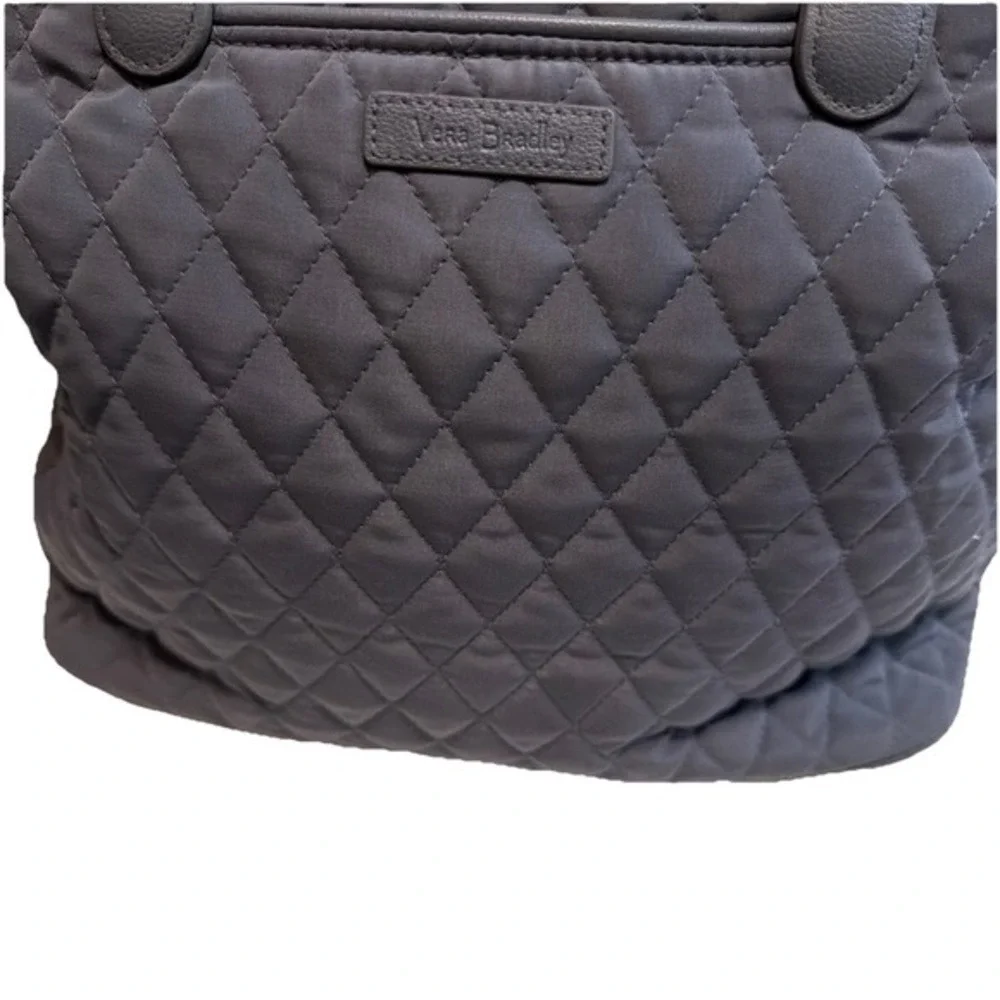 vera bradley‎ purse Gray Diamond Quilted  10x12